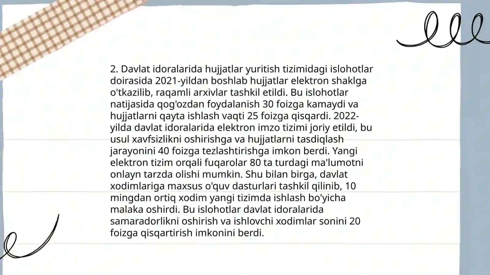 Mustaqillik davrida rasmiy-idoraviy ish uslubida roʻy bergan oʻzgarishlar 4