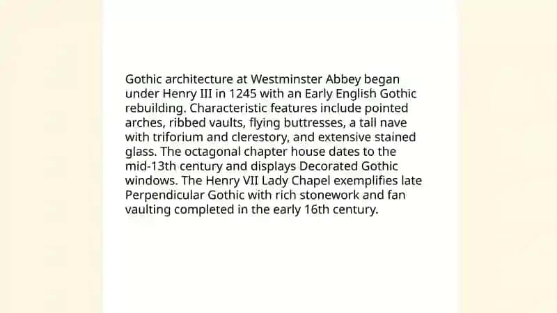 Westminster Abbey 4