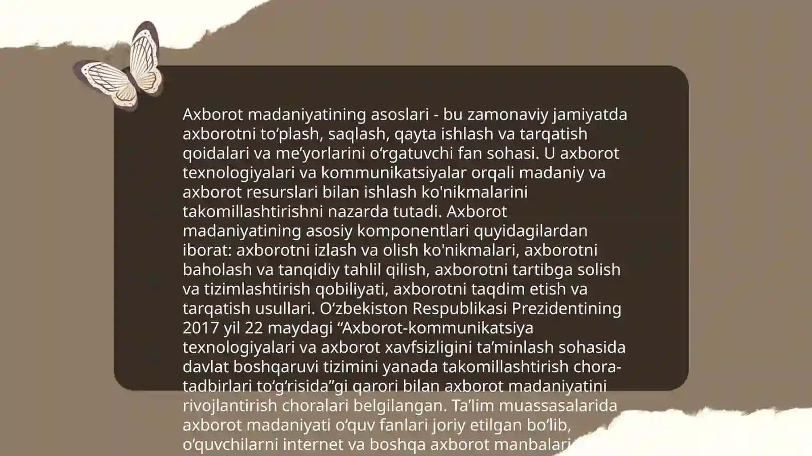 Mediasavodxonlik va axborot madaniyati fanining maqsadi va vazifalari 4