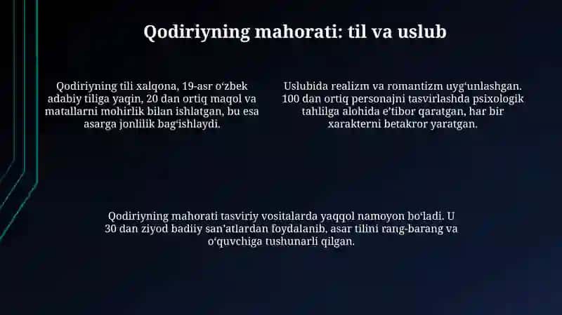 Ötgan kunlar romani 4