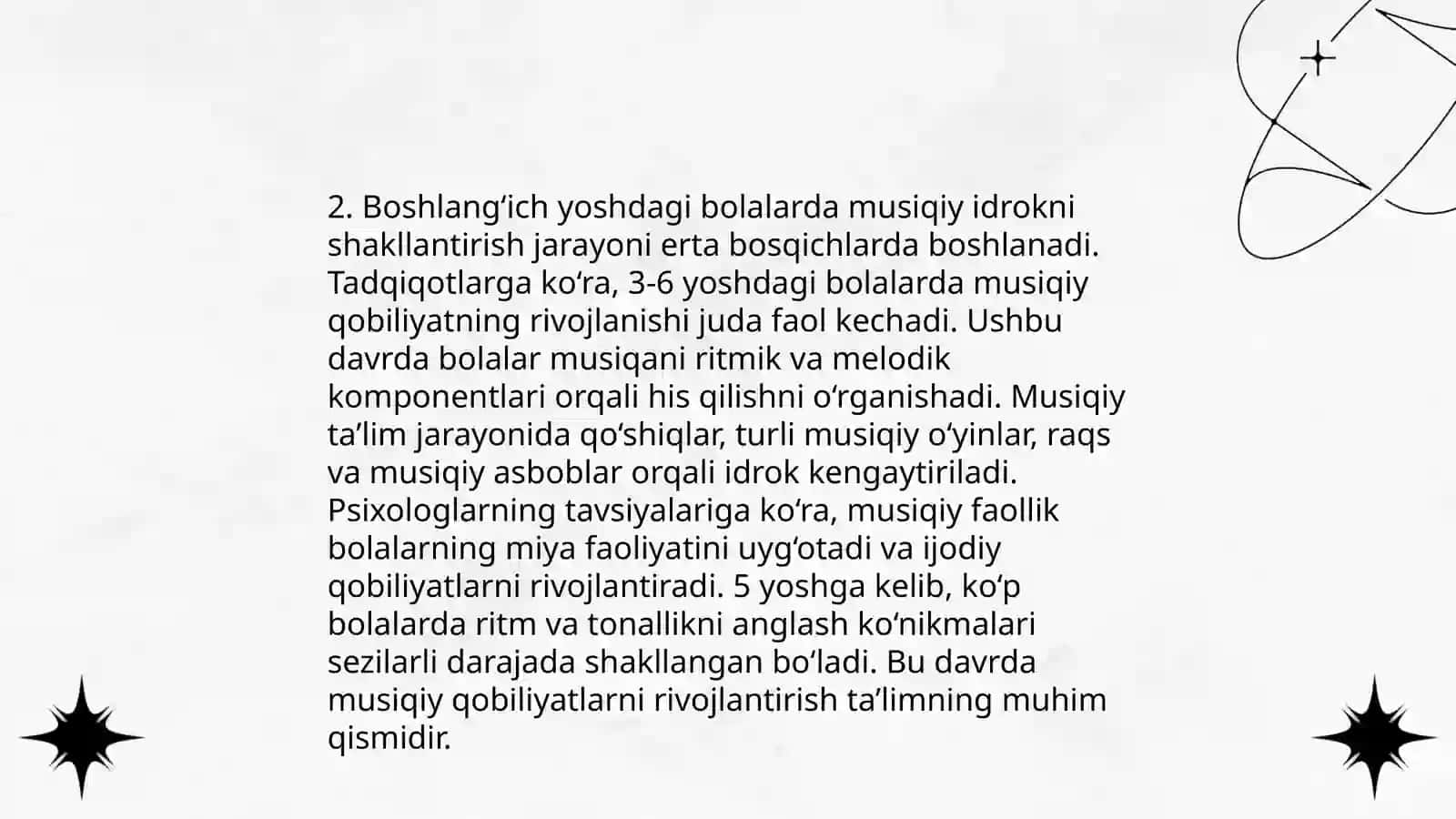 Turli yosh guruhlarda musiqiy idrokni rivojlantirish 4