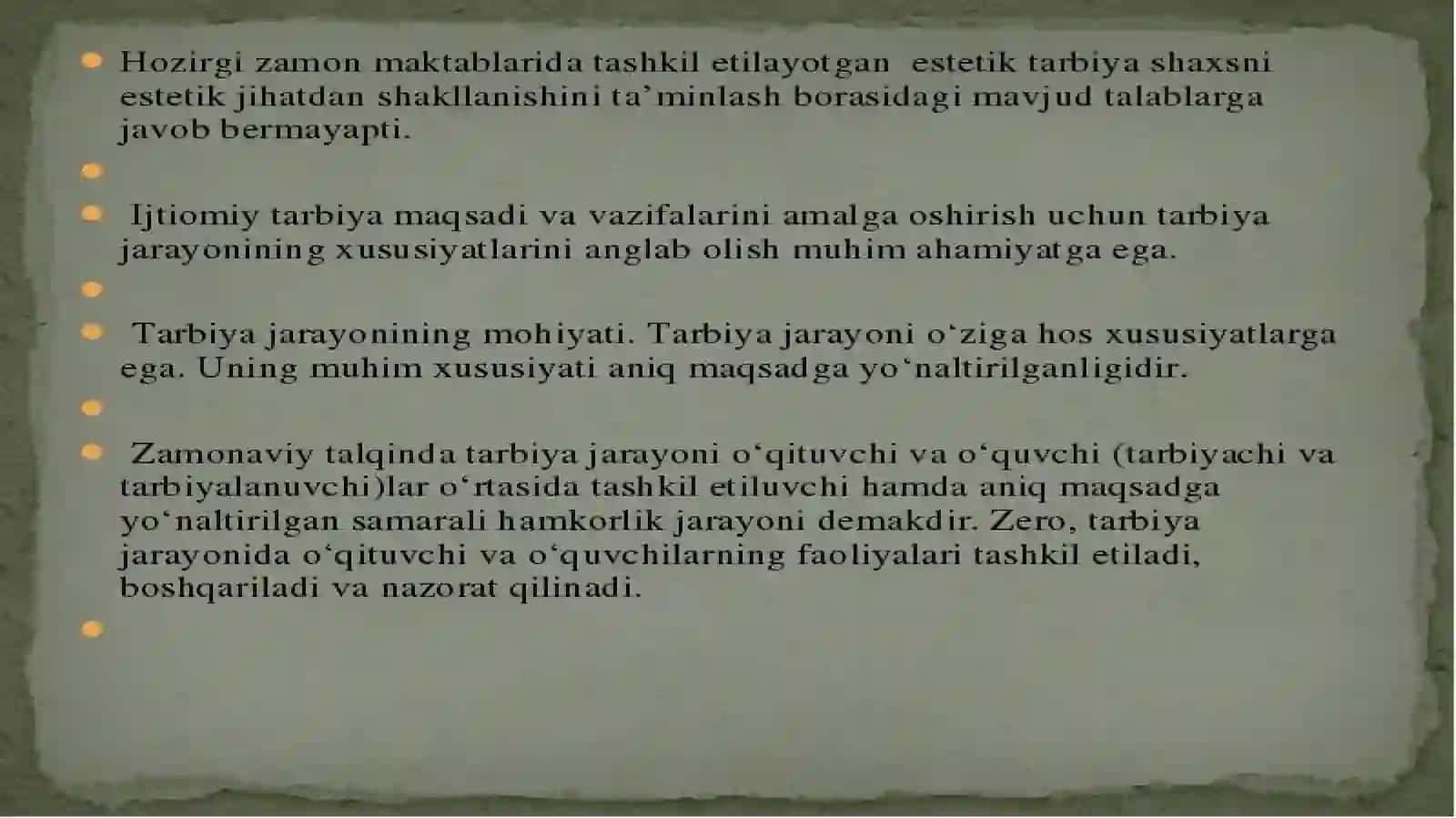 TARBIYA PSIXOLOGIYASI 4