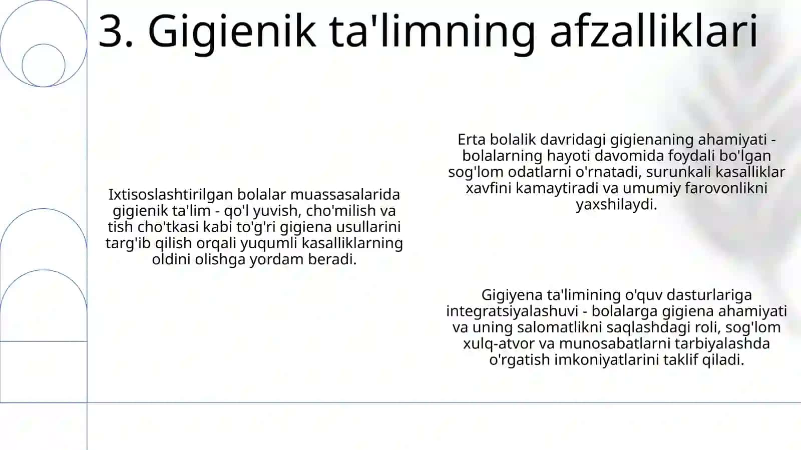 Umumtalim Maktablari Va Ixtisoslashtirilgan Bolalar Muassasalarida Bolalarni OʻQitish Gigiyenasi 4