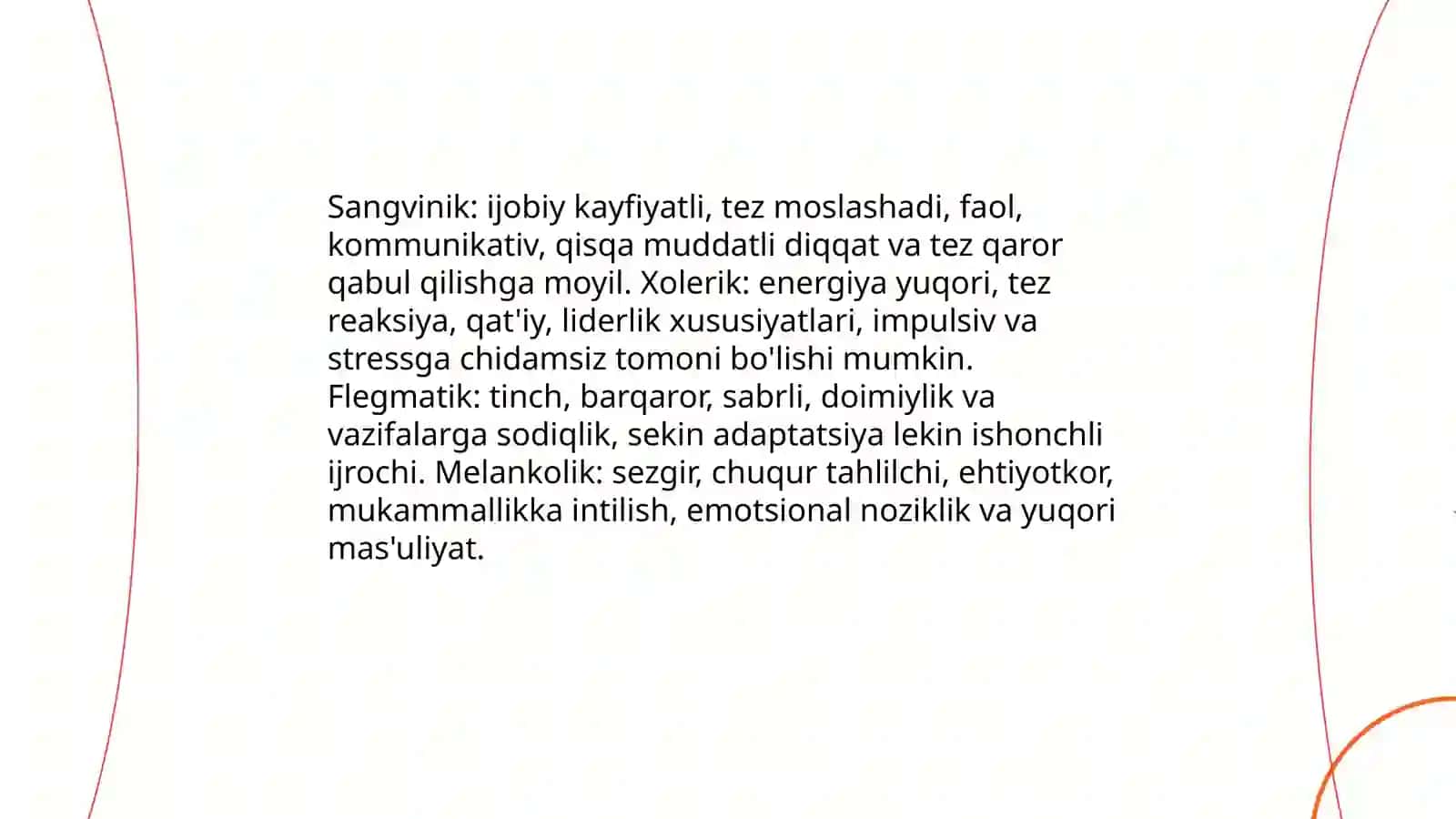 Temperament va faoliyatning individual xususiyatlari 4