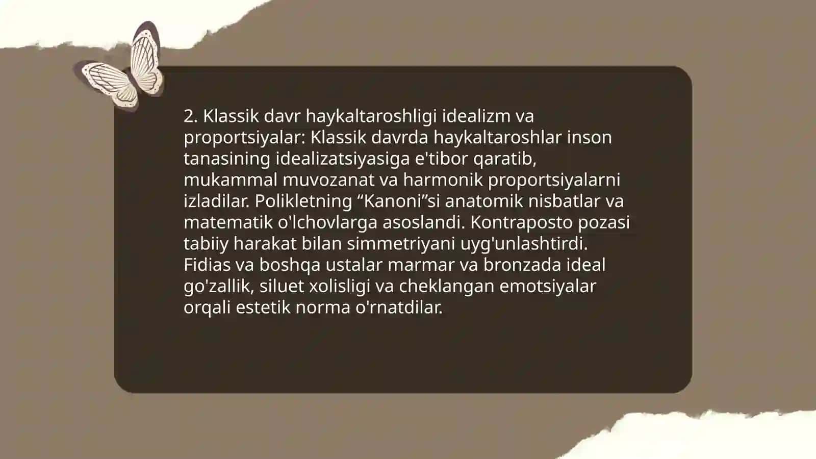 Arxaik davr skulpturasi: kouros va kore 4