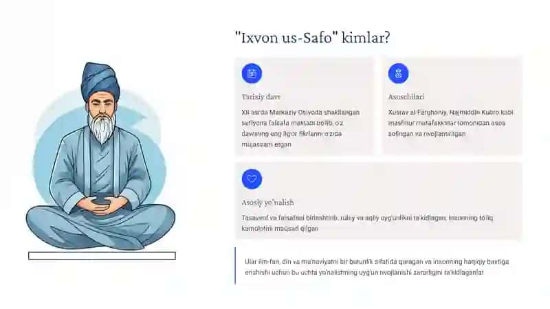 "Ixvon us-Safo" vakillari qarashlarida din va falsafa uygunligi masalasi 4