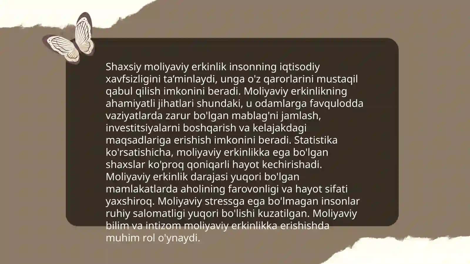 Moliyaviy suverenitet va shaxsiy moliyaviy erkinlik 4