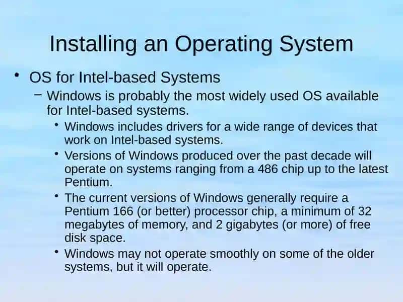 Operating SystemInstallationand updates 4