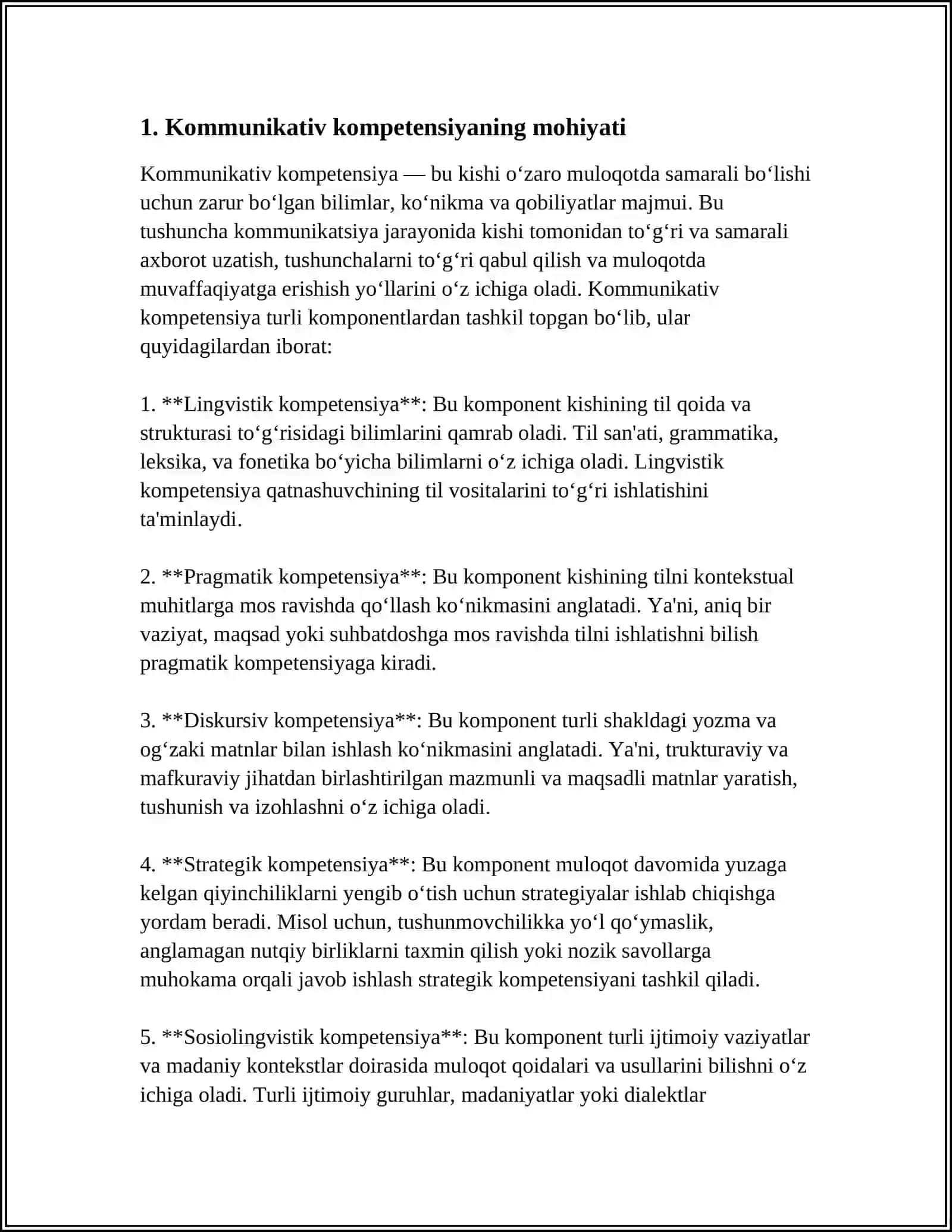 KO'P MADANIYATLI MUHITDA MAKTABGACHA YOSHDAGI BOLALARDA KOMMUNIKATIV KOMPETENSIYASINI RIVOJLANTIRISH 4