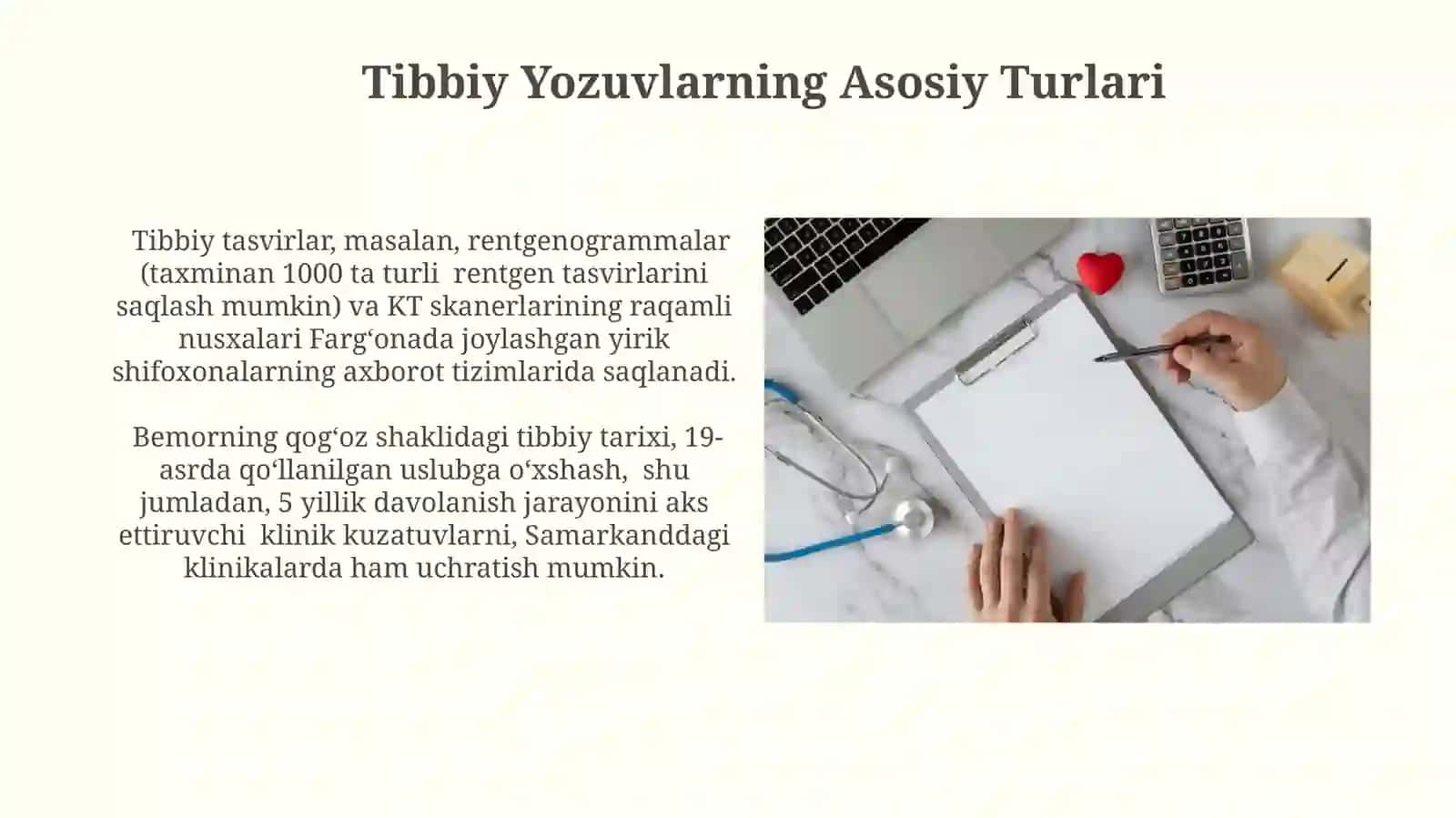 Davolash profilaktika asosiy turlar va tibbiy hujjatlar yuritish tartibi 4
