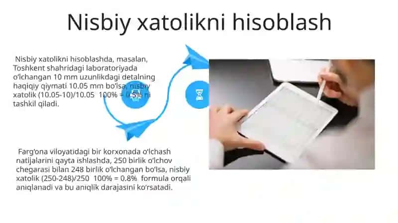 O'lchov asboblarining taqqoslash natijalarini qayta ishlashda hisoblash texnikalarini qo'llash 4