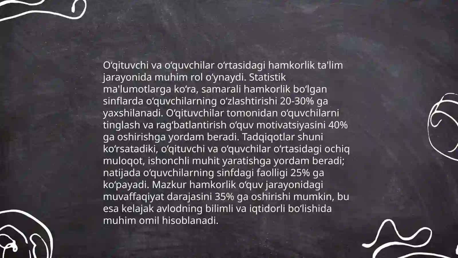 Ta'lim jarayoni sub'ektlarining pedagogik o‘zaro hamkorligi 4