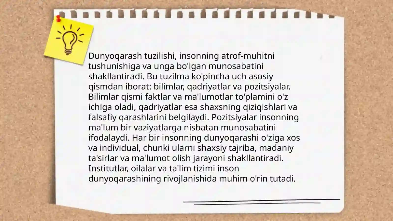 Dunyoqarashning mohiyati,tuzulishi va asosiy funksiyalari 4