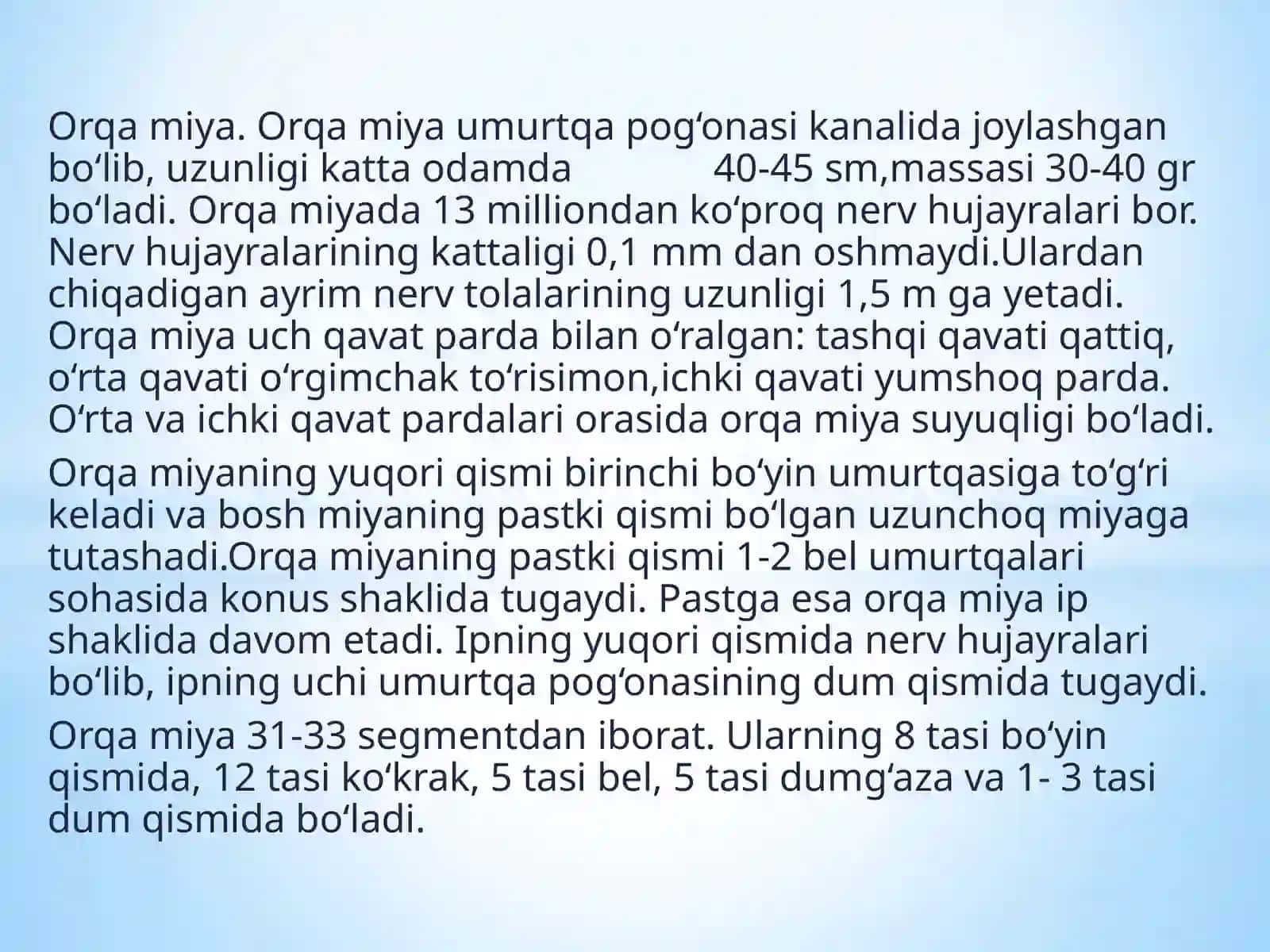 Nerv tizimi va oliy nerv faoliyati. Analizatorlar 4