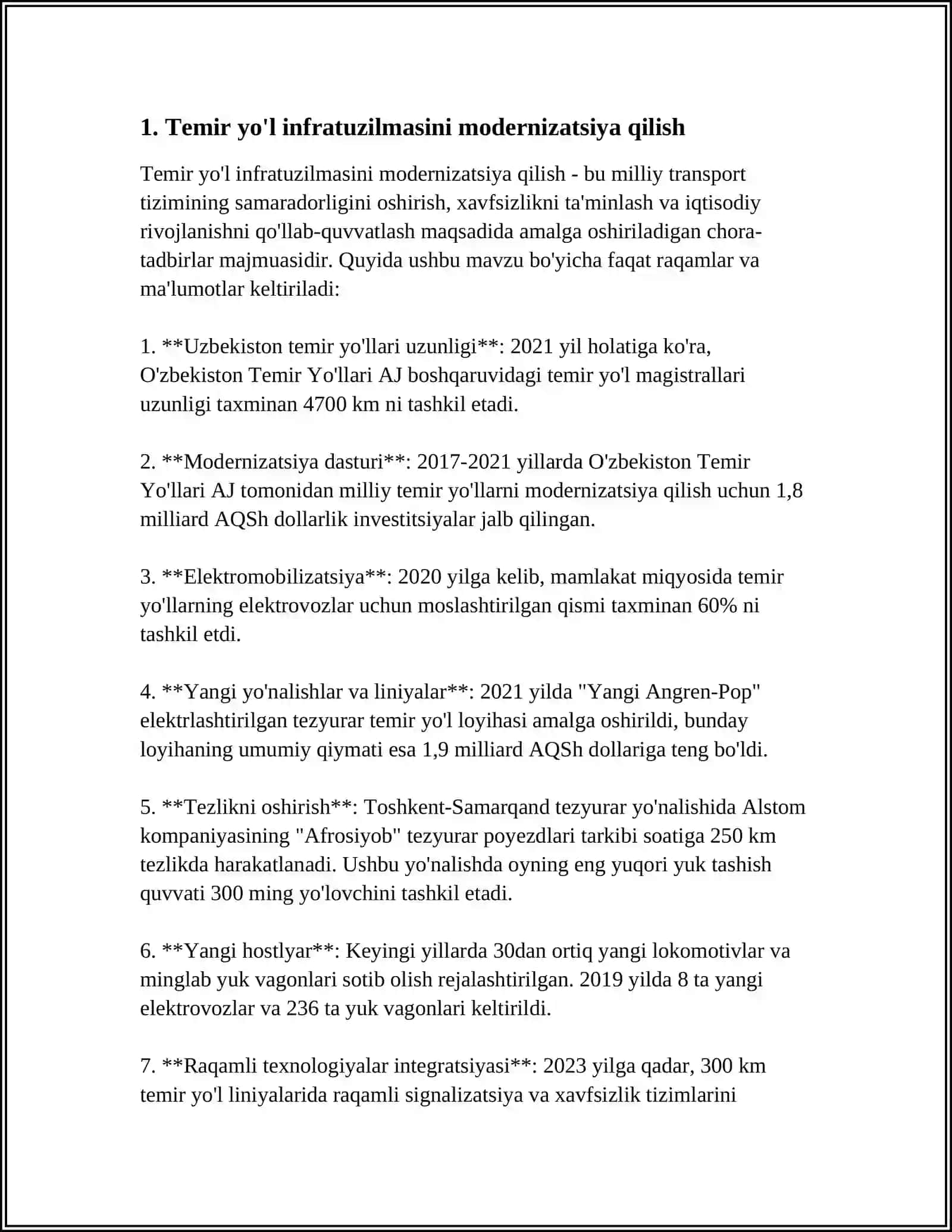 TRANSPORT BOZORIDA INFRATUZILMANI RIVOJLANTIRISH 4