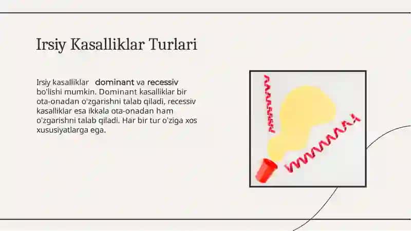 Tibbiy Genetika va Irsiy Kasalliklar 4