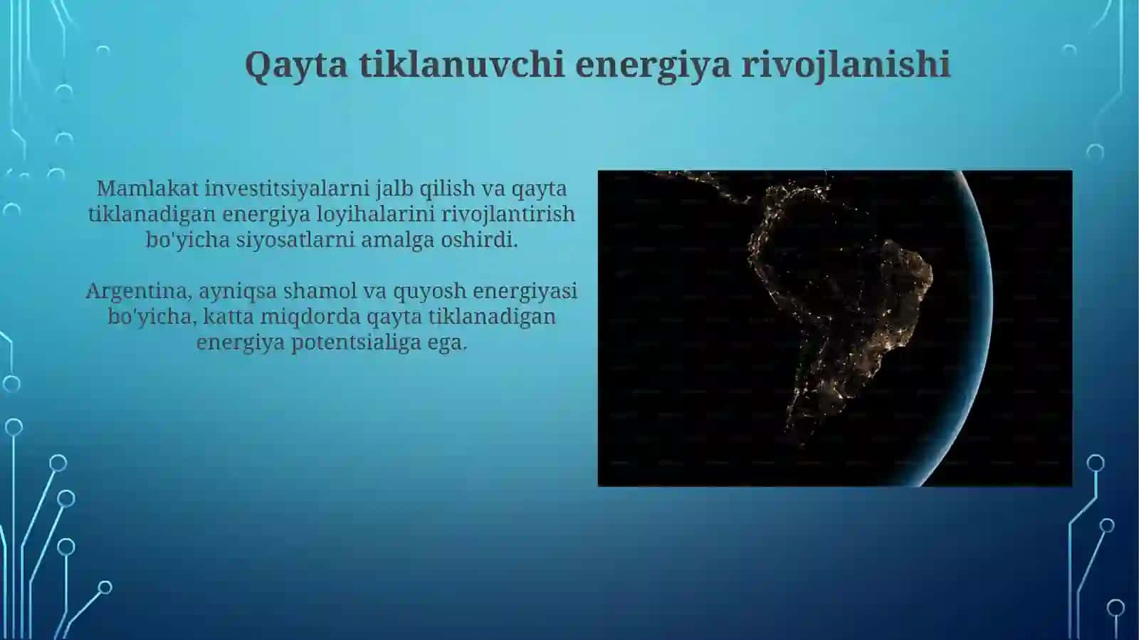 Argentina Yashiliqtisodiyotgao’tish 4