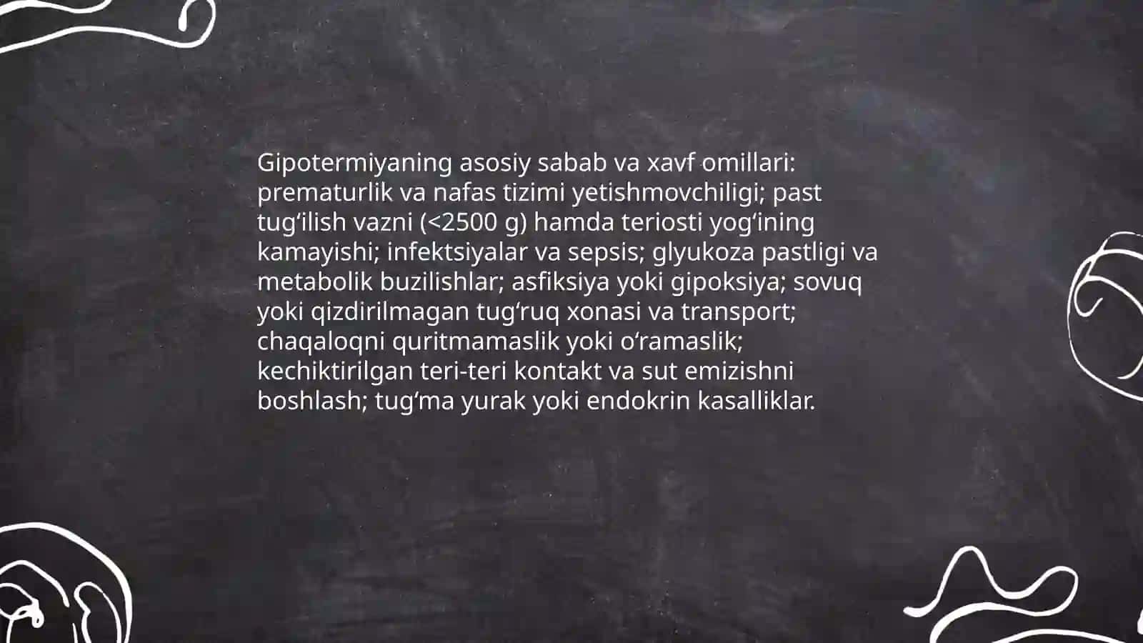 Chaqaloqlar gipotermiyasi va uni oldini olish 4