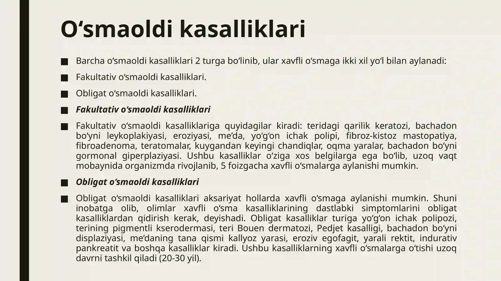 O’SMA KASALLIKLARIDA QO’LLANILADIGAN PREPARATLAR FARMAKOLOGIYASI 4