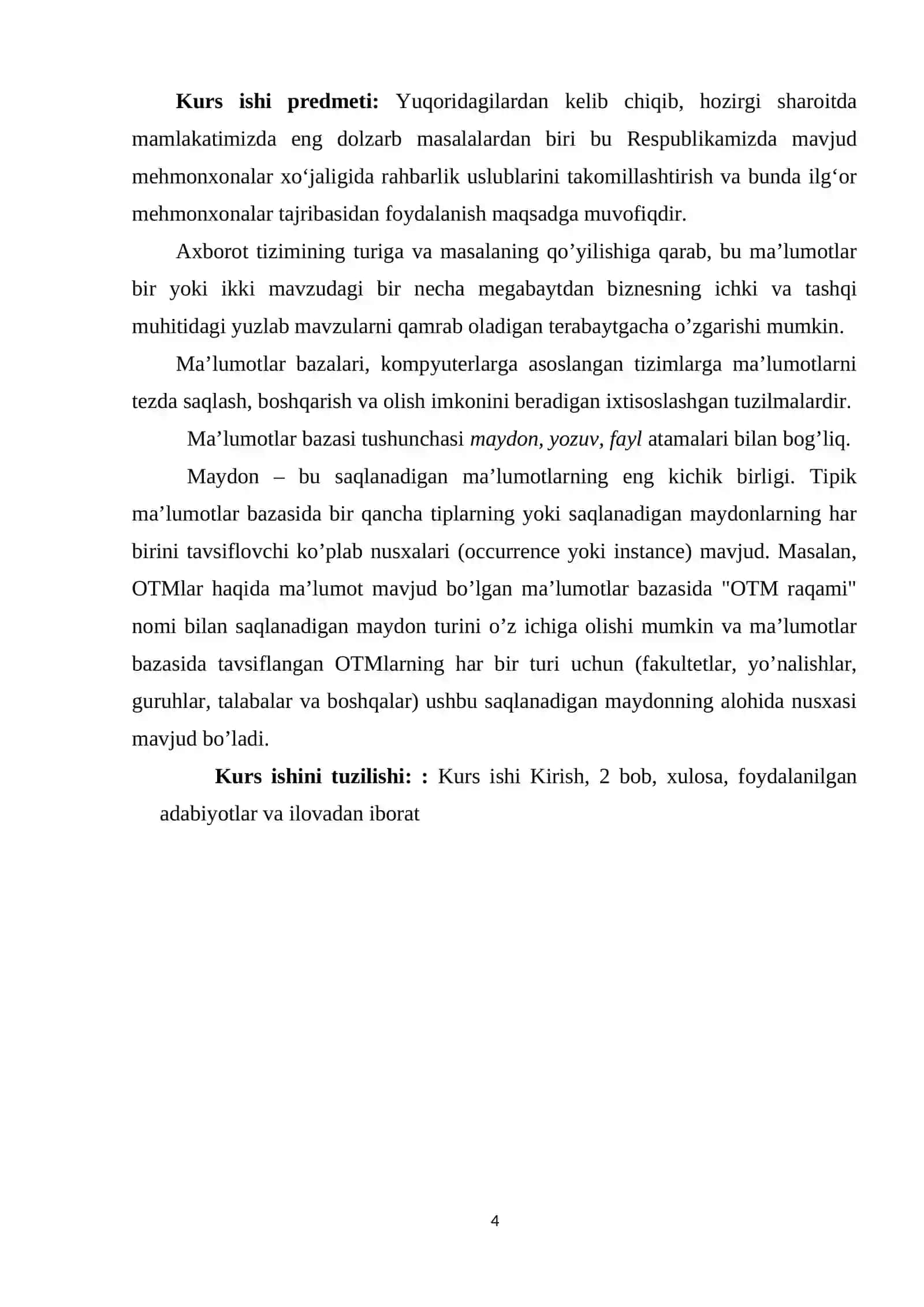 MEHMONHONA FAOLIYATIDA HODIMLARNI BOSHQARISH TIZIMINI TAKOMILLASHTIRISH 4