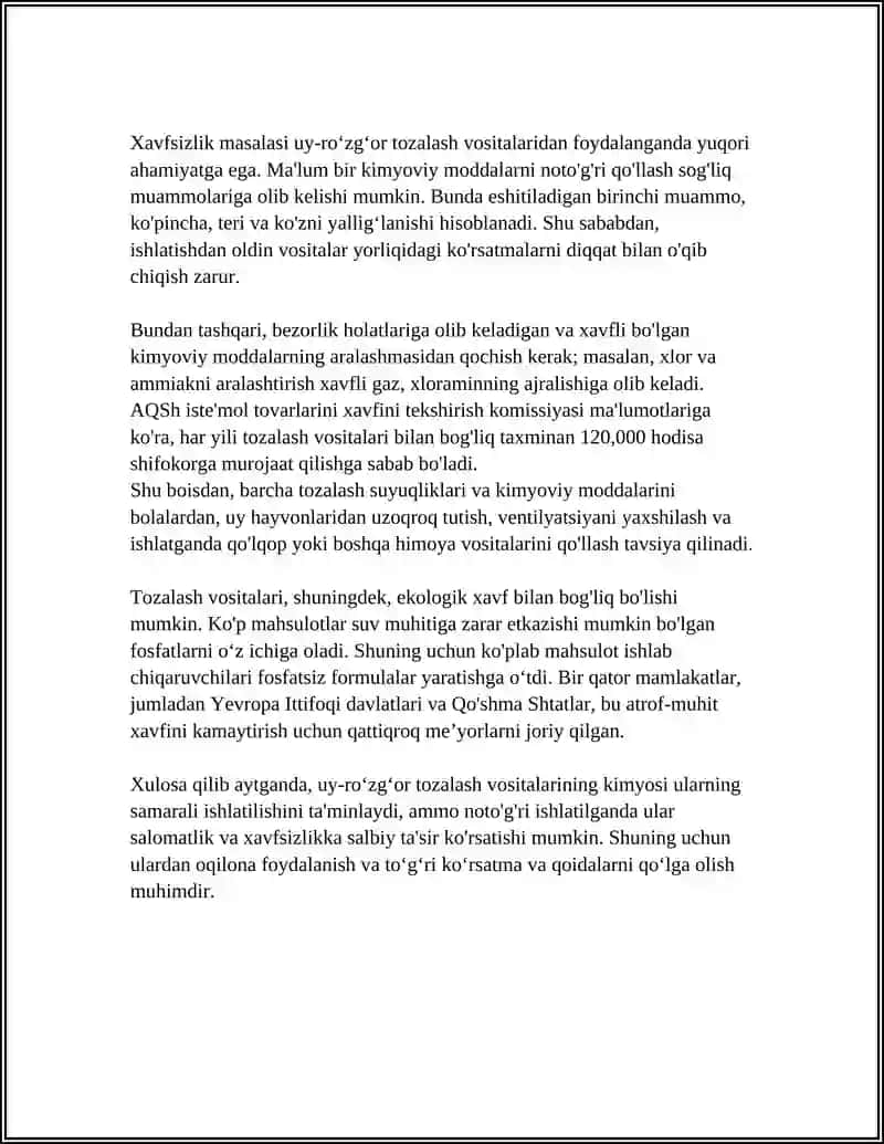 Uy-ro'zg'or tozalash vositalari 4