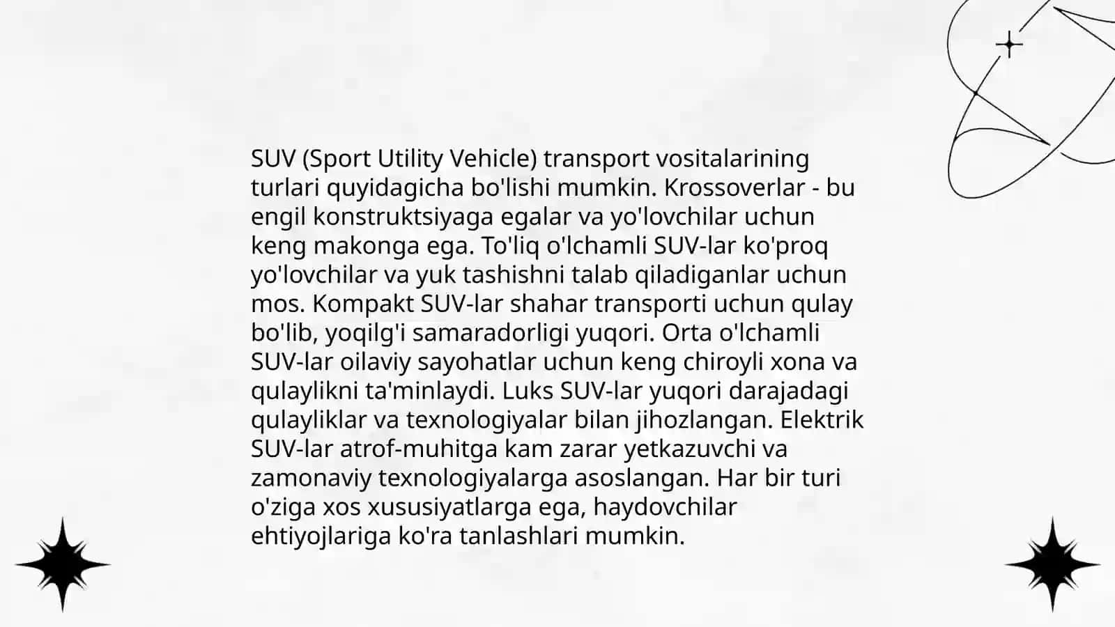 Katta guruhlarda,Suv havo va yes usti transportlari 4