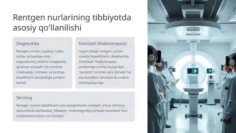 Rentgen nurlari va tibbiyotda qo'llanilishi 4