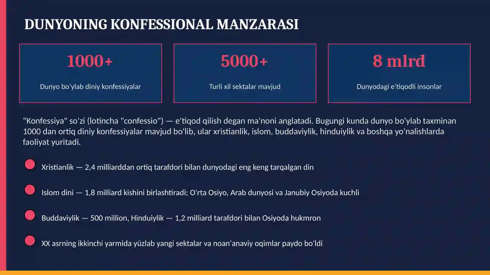 YANGI DINIY HARAKATLAR VA SEKTALAR 4