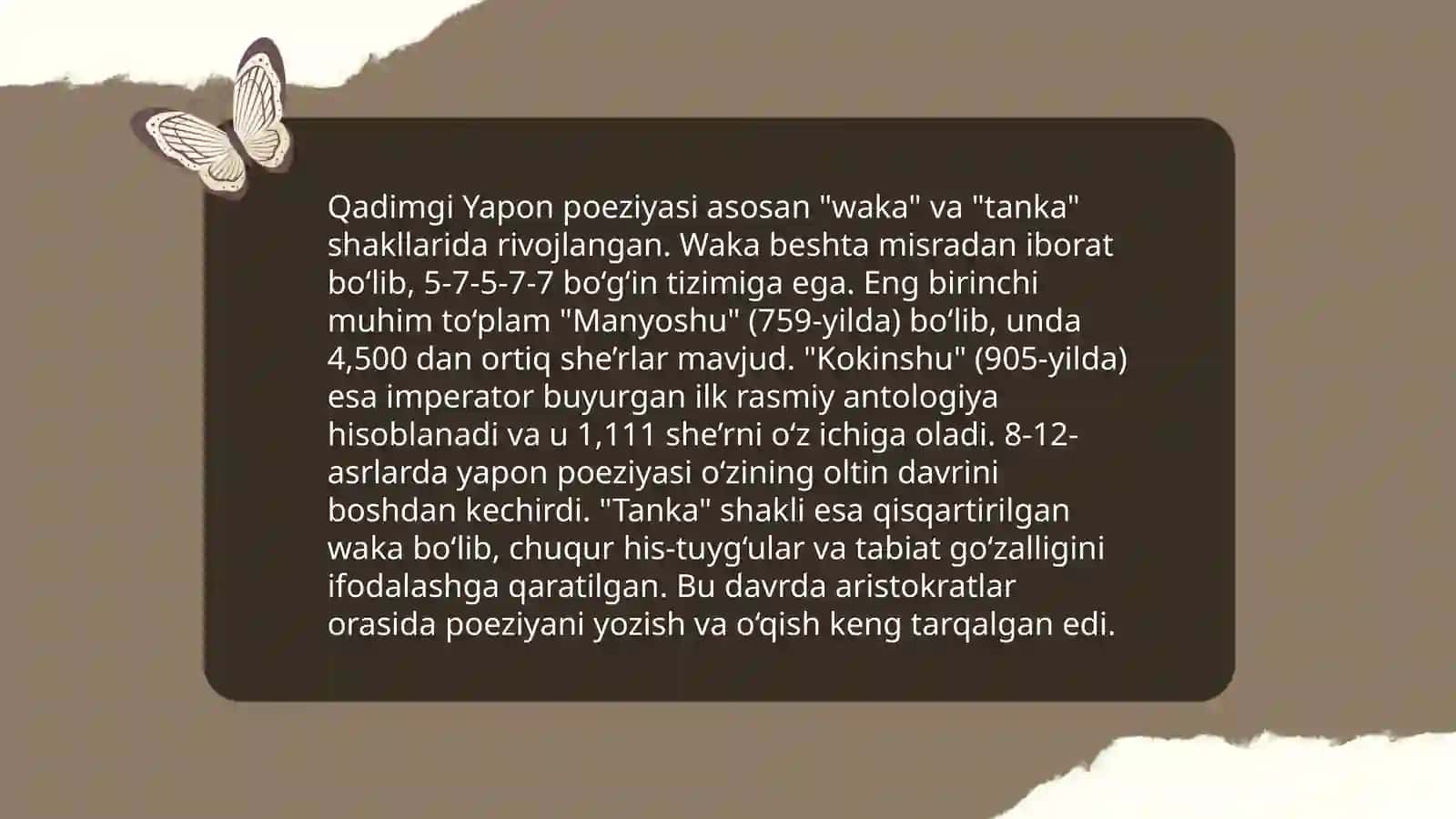Yapon adabiyot tarixi 4