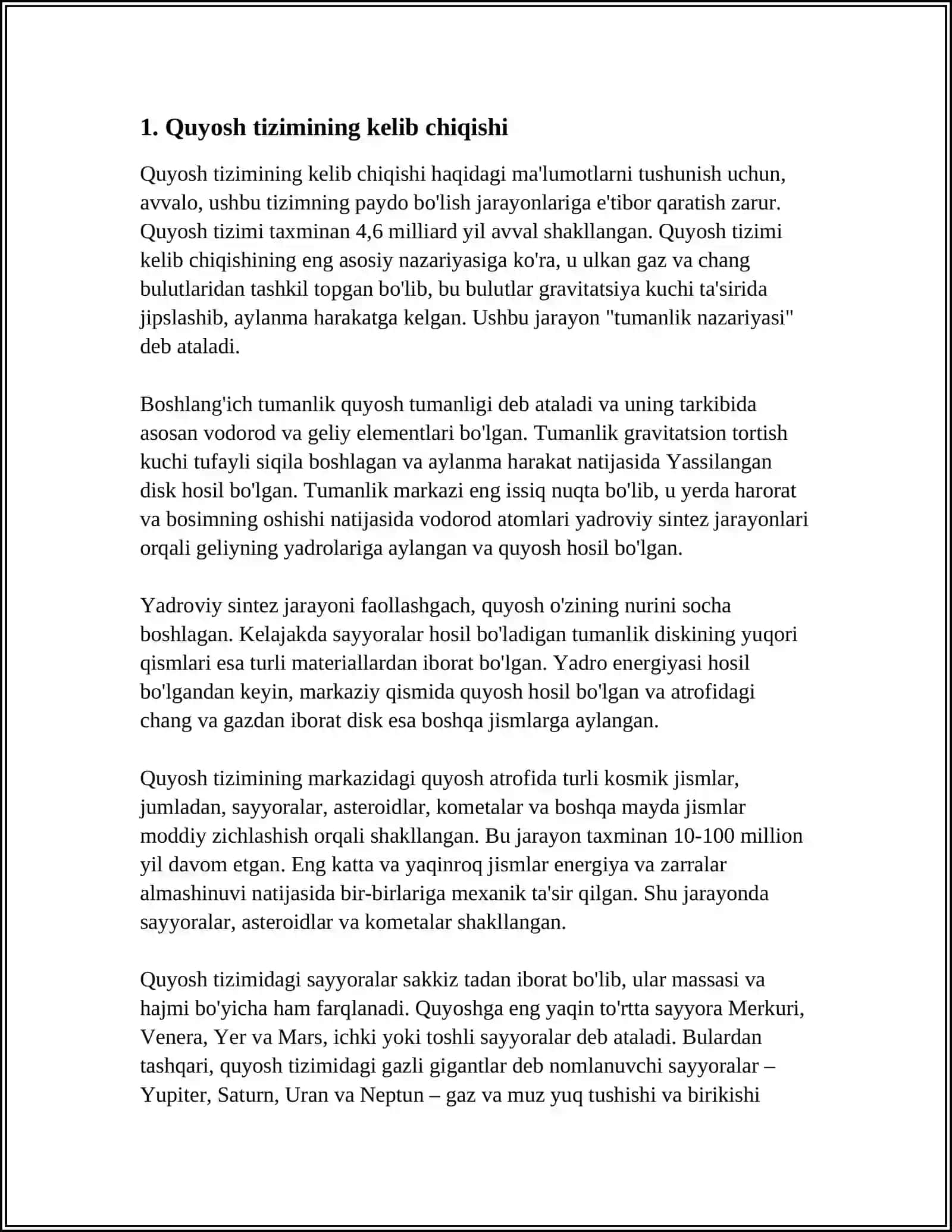 AZOLAR SISTEMASINING EVALUTSIYASI TERI SKELET OVQAT HAZM QILISH VA AYIRISH SISTEMALARINING ONTOFILOGENEZI 4
