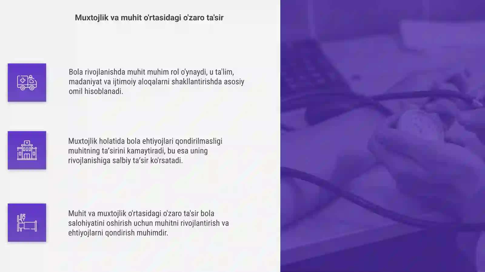 Bola rivojlanishida muhitning ta'siri 4