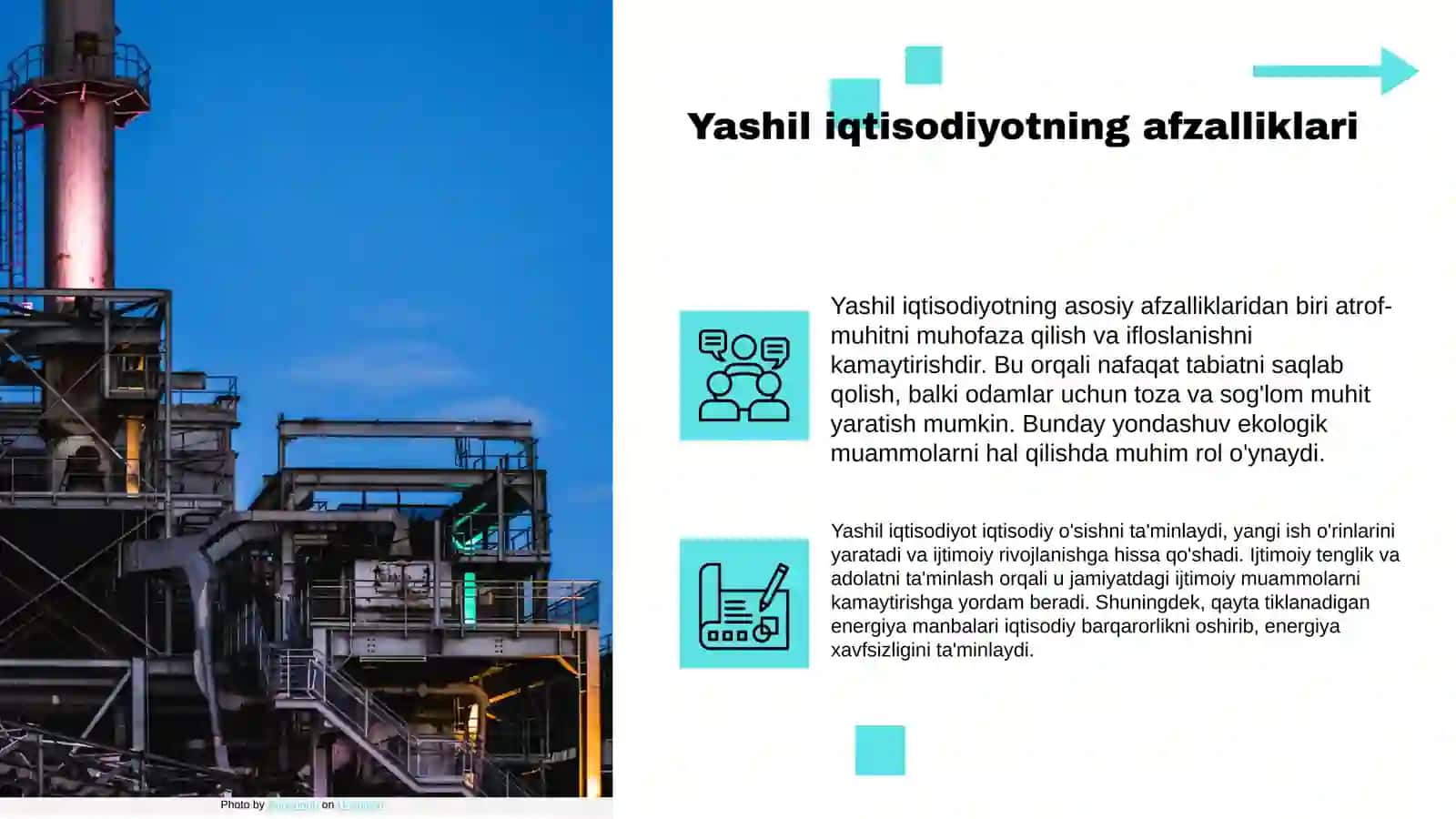 Yashil iqtisodiyot barqaror rivojlanishining yangi vektori 4