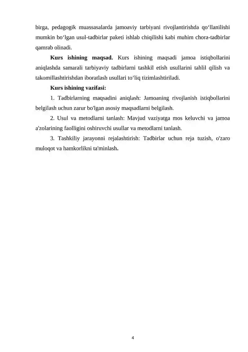TARBIYAVIY TADBIRLARNI TASHKIL ETISH USULLARI 4