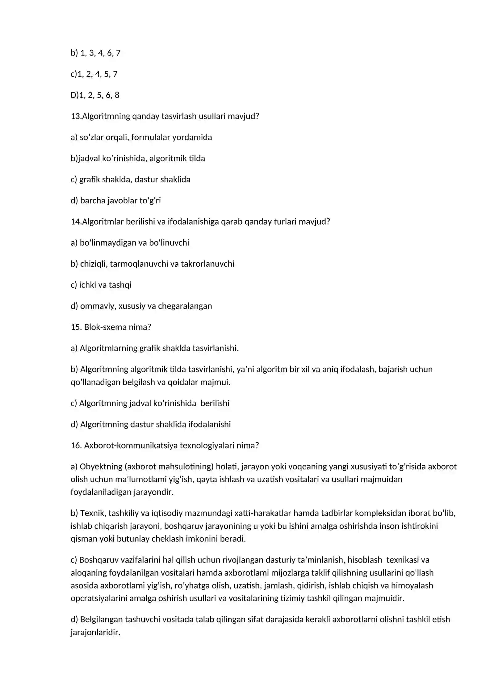 Tizim (sistema) deganda nimani tushunasiz? 4