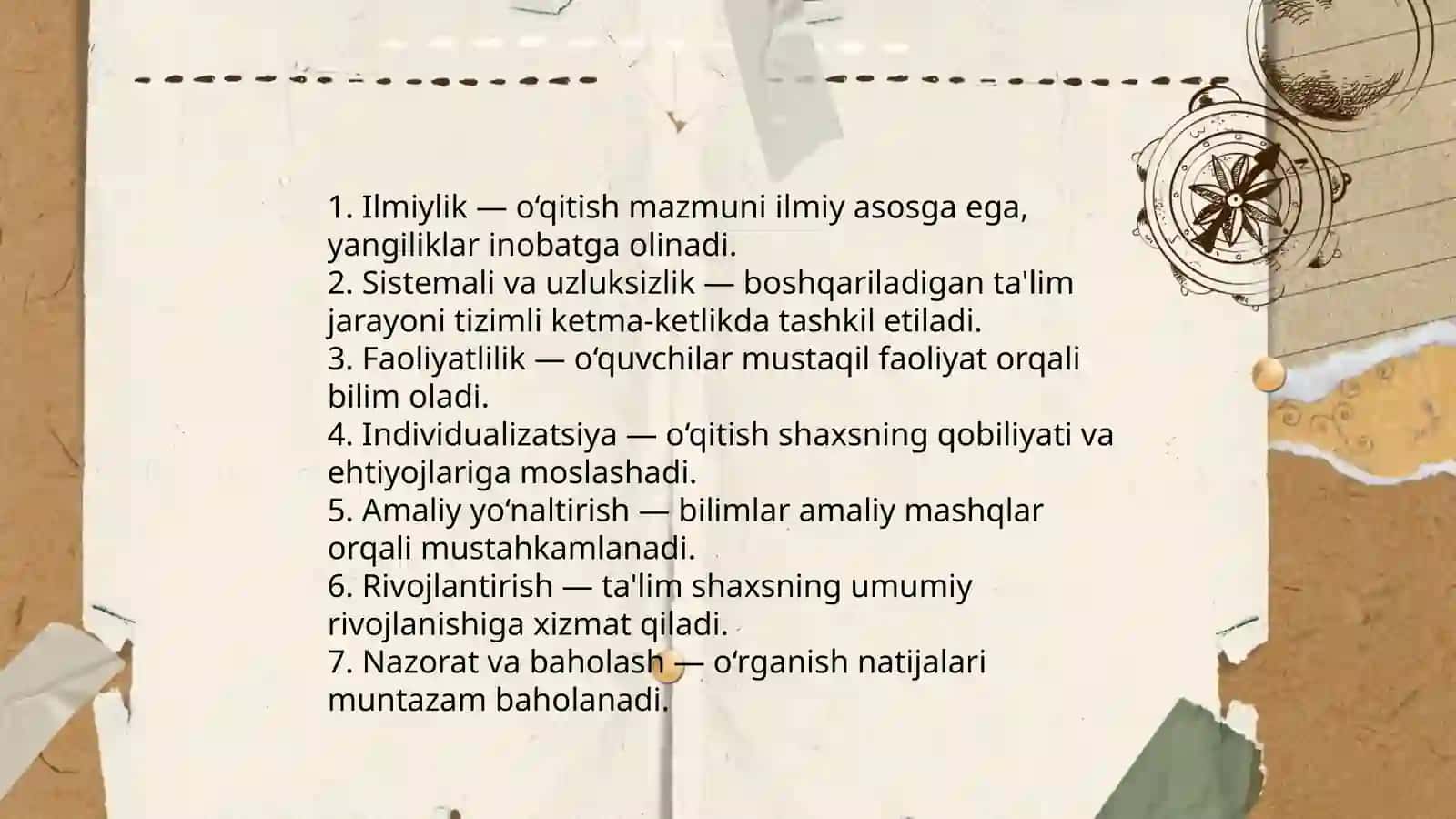 Didaktika ta'lim nazariyasi 4