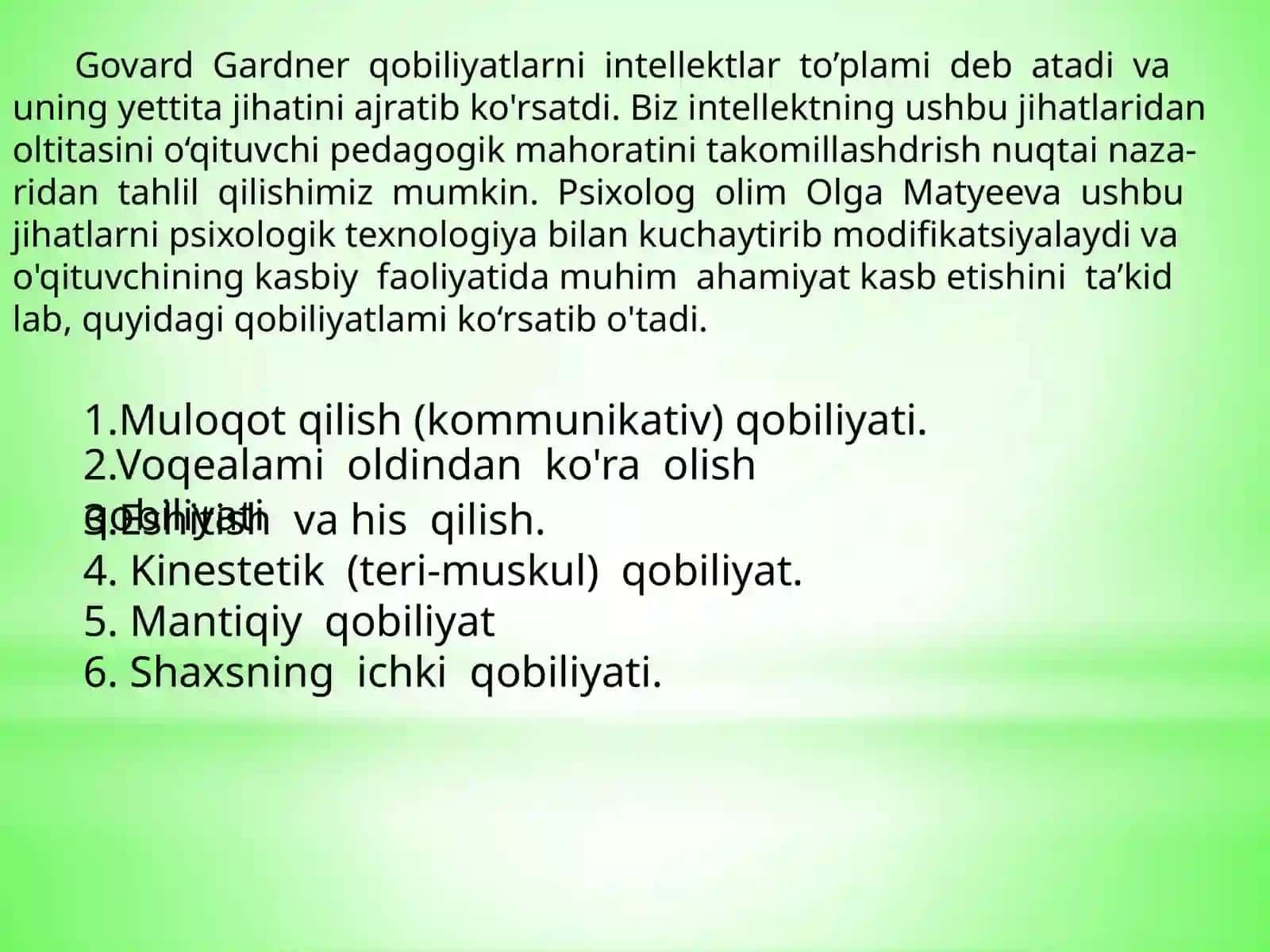 Pedagogik qobilyat – pedagogik mahoratning asosi sifatida 4