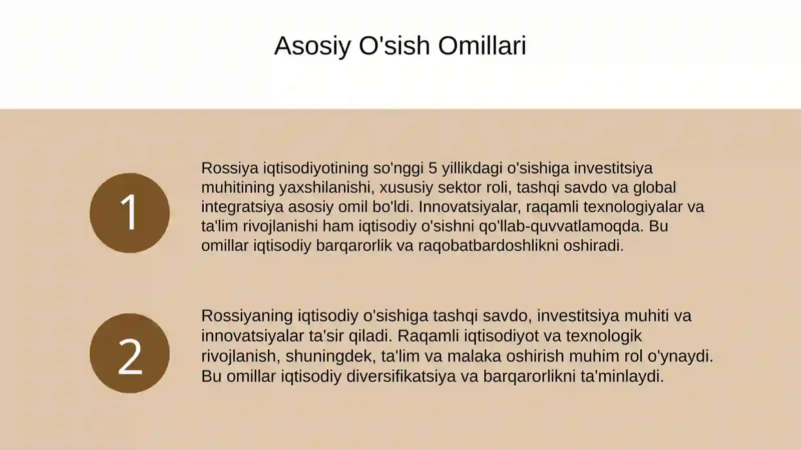 Rossiya Federatsiyasi so’ngi 5 yillikdagi iqtisodiyoti 4