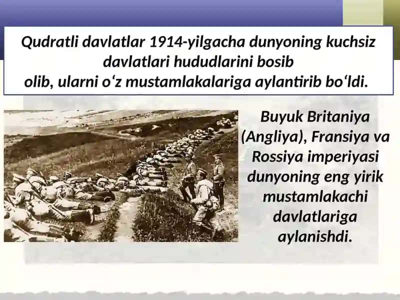 Birinchi jahon urushi 4