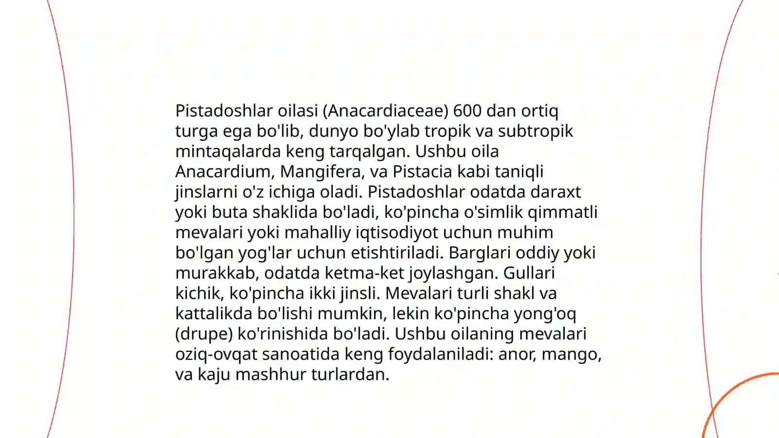 Pistadoshlar oilasi 4