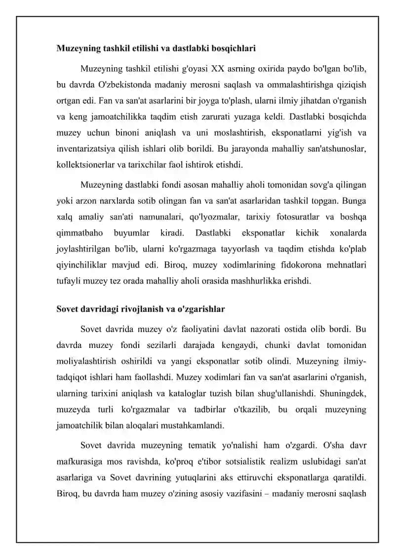 Muxlislar va San'at Muzeyi 4