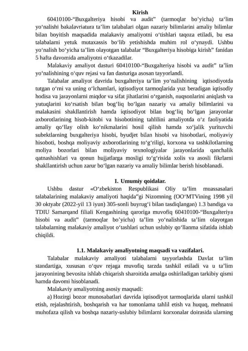 MALAKAVIY AMALIYOT DASTURI 4