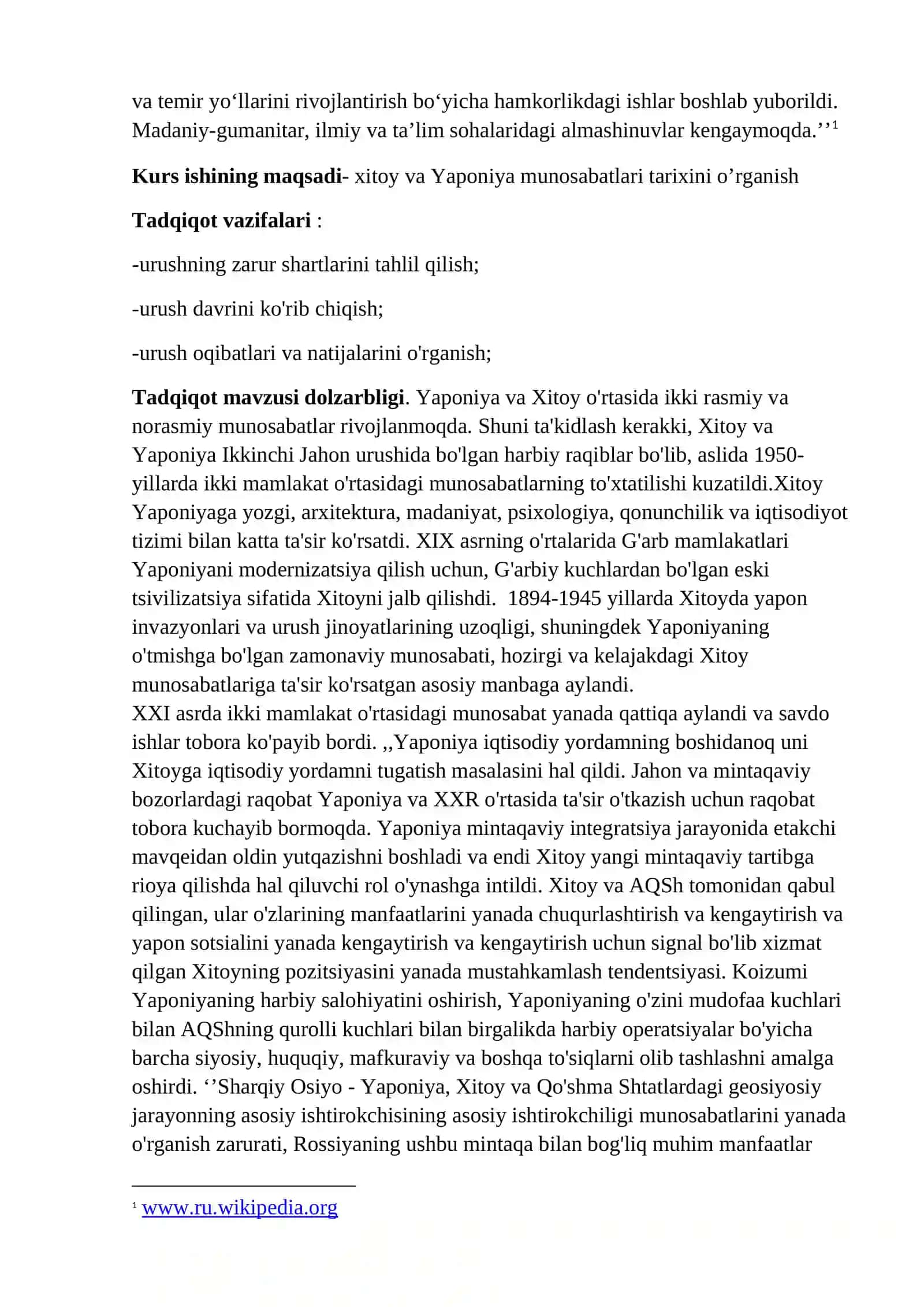 XITOY TILI NAZARIYASI VA AMALIYOTI KAFEDRASI 4