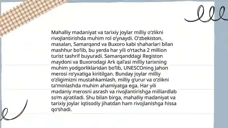 Ichki turizm xizmatlarini diversifikatsiya qilish masalalari 4