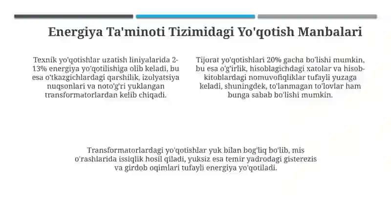 Elektr ta’minoti tizimida tizimida energiya tejamkorligi 4