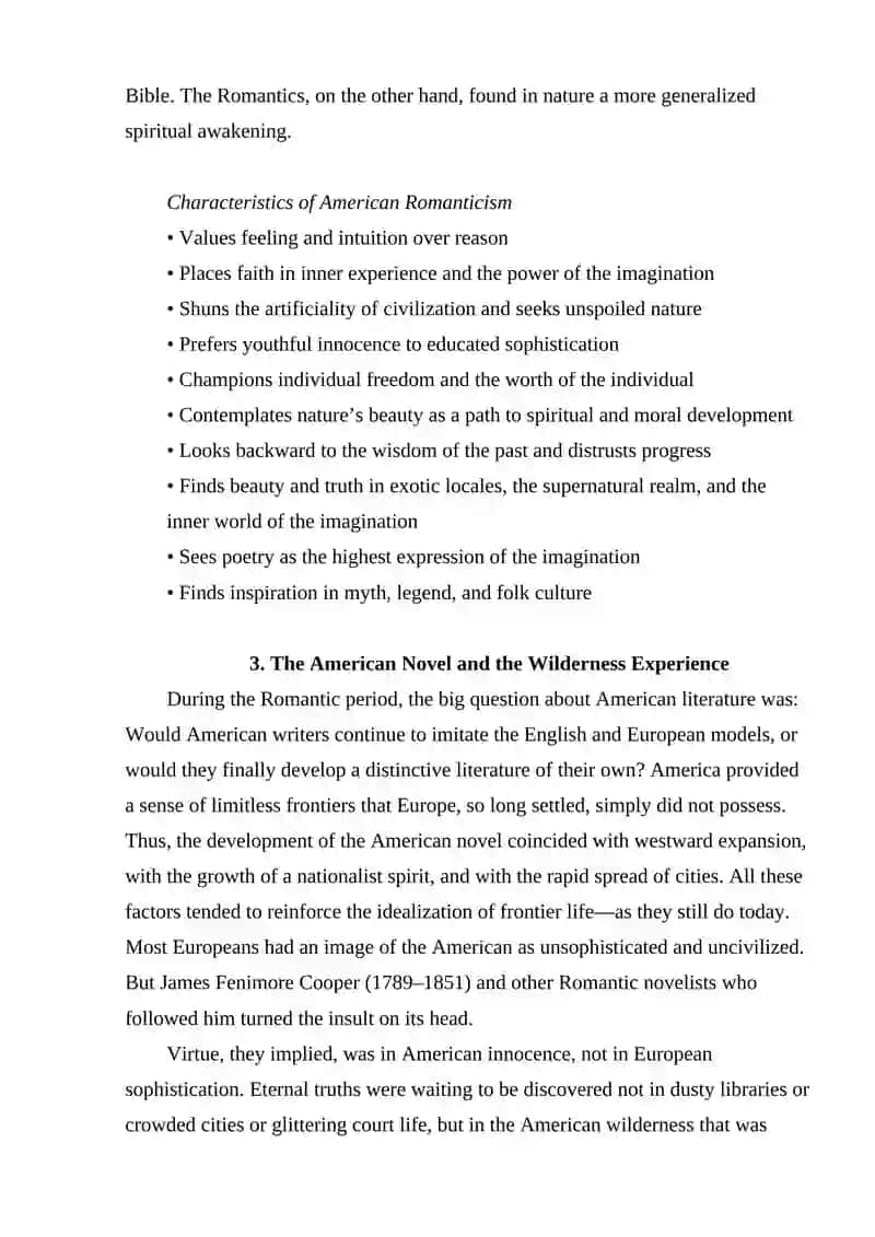 American Romanticism (1800-1860) 4