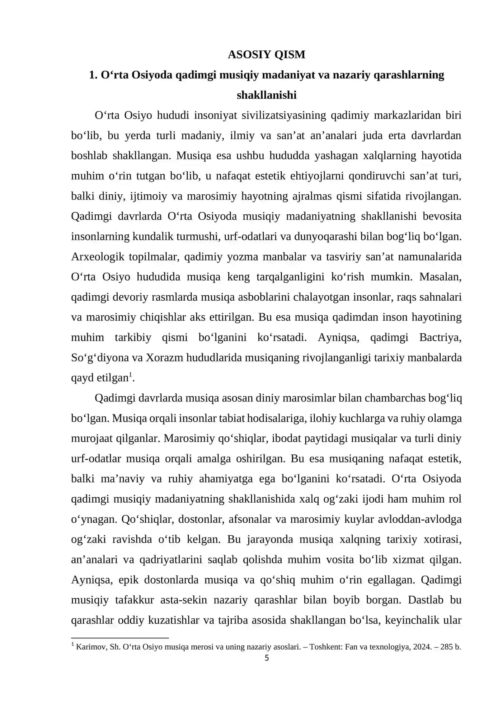 MUSIQIY NAZARIY MEROS O‘RTA OSIYODA MUSIQIY NAZARIY TAFAKKURNING RIVOJLANISHI 4