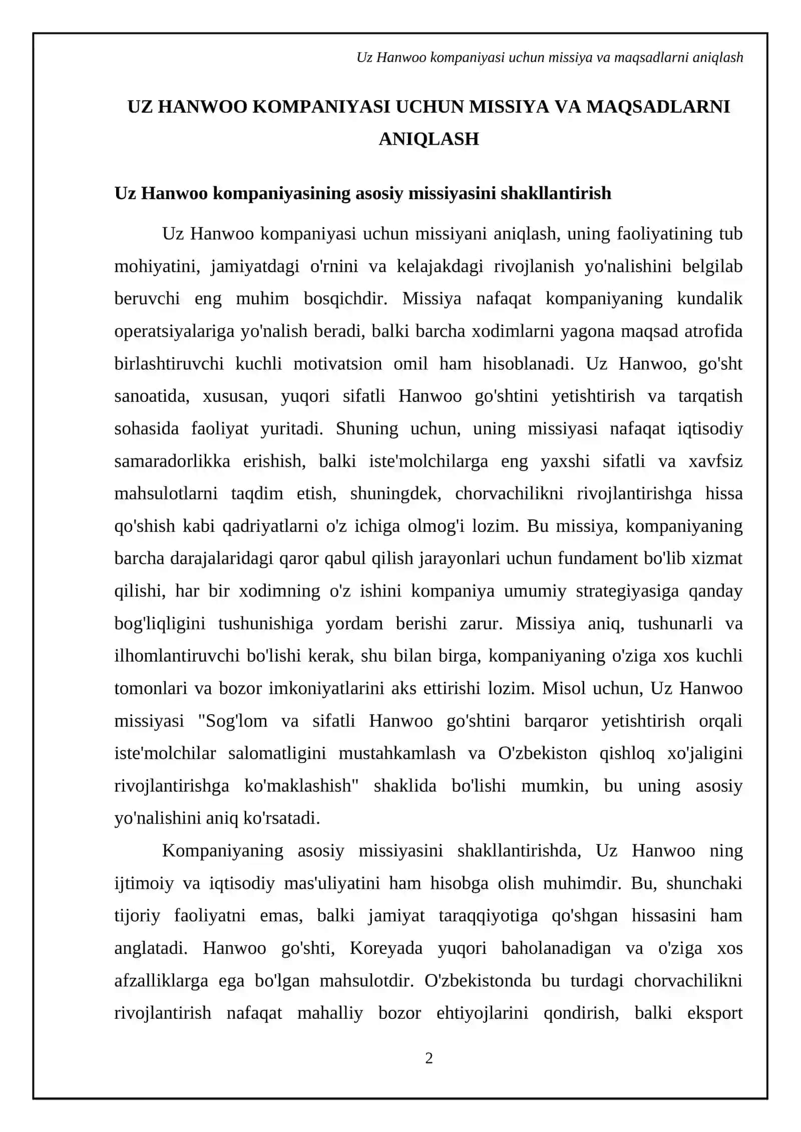 Uz Hanwoo kompaniyasi strategiyasi 4