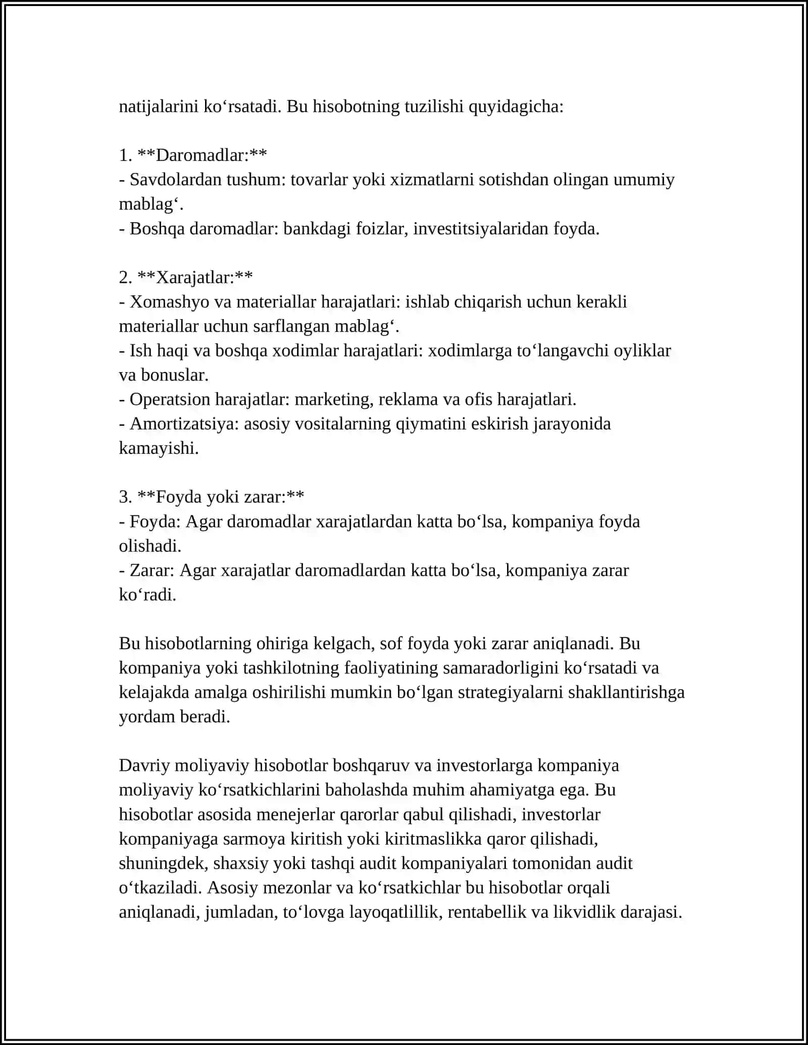 DAVRIY HISOBOTLAR 4