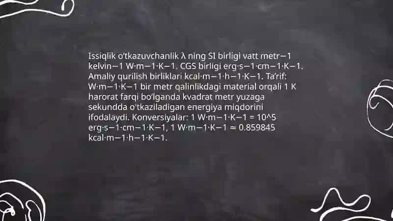 Issiqlik òtkazuvchanlik 4