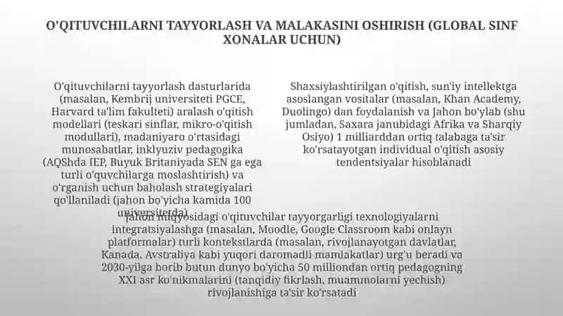 Xorijiy mamlakatlarda ta'lim taraqqiyoti 4